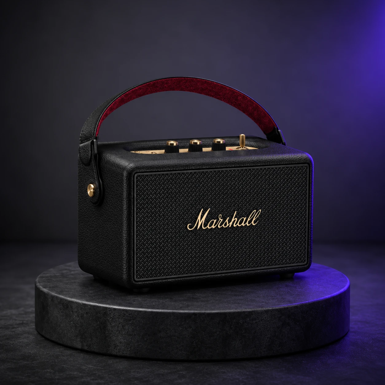 Marshall Kilburn III Portable Speaker (Black & Brass)